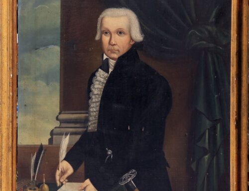 Ritratto gentiluomo con lettera
